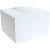 ID Card IT CR80 - Tarjetas de PVC para identificación (760 micrones)- color blanco- color blanco